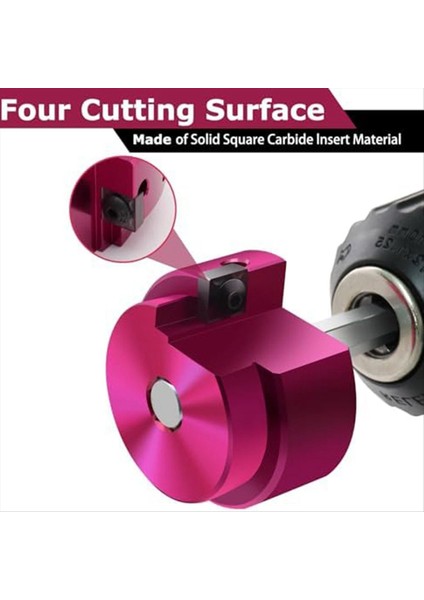 1pcs Pvc Boru Raybosu 2inch Blade Kafası, Pvc Boru Temizleme Raybası Boru Onarım Planı Için 3/8 Inç Hex Mil (Yurt Dışından) modelleri