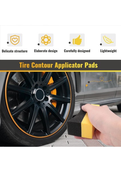 12 Adet Lastik Kontur Pansuman Aplikatör Pedleri Renk Parlatma Sünger Balmumu Parlatma Pedleri Lastik Parlatıcı Aplikatör Pedler (Yurt Dışından) fırsatları