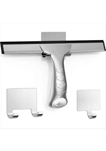 Çok Amaçlı Paslanmaz Çelik Duş, Cam Kapılar Için Sweegee Banyo Temizleyici Alet Ev Pencere Aynası (Yurt Dışından)