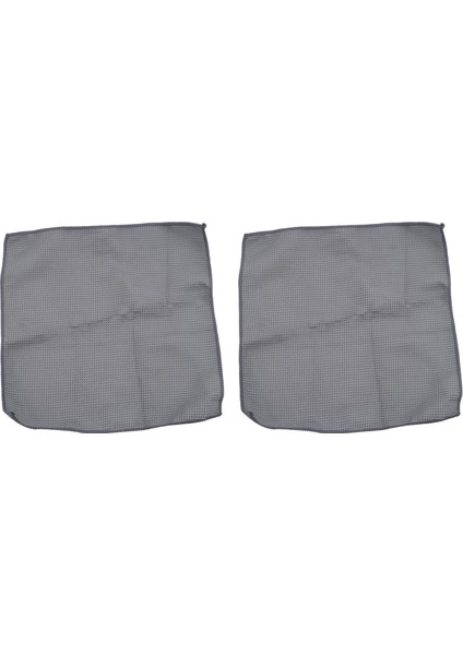 2pc Otomobil Yıkama Havlu Cam Temizleme Su Kurutma Mikrofiber Pencere Temiz Silini Silinme Otomatik Detaylandırma Mutfak Banyosu Için Wafle Dokunma, Koyu Gri (Yurt Dışından)