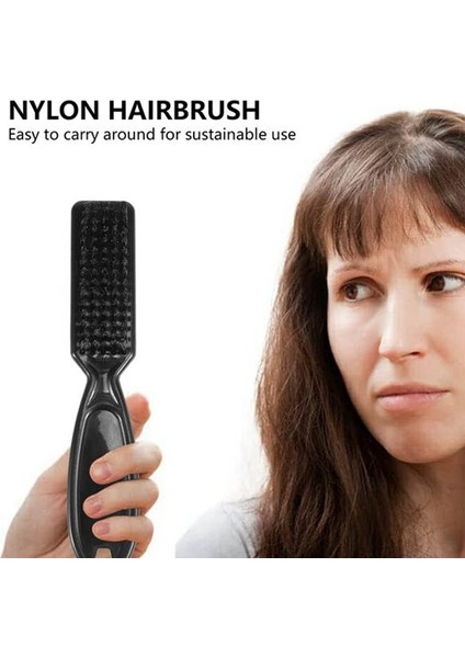 2 Adet Soluk Fırça Tarağı Makas Temizleme Fırçası Berber Dükkanı Cilt Solması Vintage Yağ Kafa Şekli Oyma Temizleme Fırçası (Yurt Dışından) fiyatları