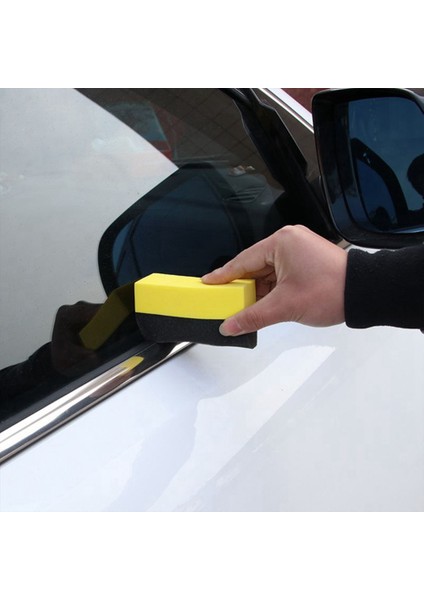 6pcs Lastik Kontur Pansuman Aplikatör Pedleri Parlak Parlaklık Renk Parlatma Sünger Balmumu (Yurt Dışından) fırsatları