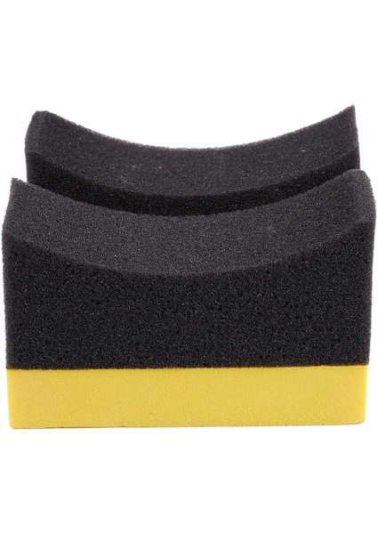 2x Konturlu Otomatik Tekerlekler Fırça Sünger Aletleri Aplikatör Lastik Göbek Temizliği Için Özel Özel Pansuman Ağda Pilisleme Sarı+Siyah (Yurt Dışından) modelleri