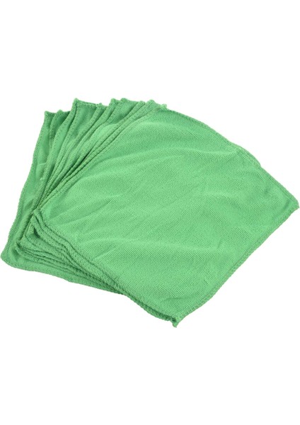 10PCS Pratik Yumuşak Yeni Araba Yıkama Havlu Temizleme Sütü Otomatik Yeşil Mikrofiber Yeşil Detaylandırma (Yurt Dışından)
