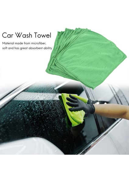 10PCS Pratik Yumuşak Yeni Araba Yıkama Havlu Temizleme Sütü Otomatik Yeşil Mikrofiber Yeşil Detaylandırma (Yurt Dışından) fırsatları