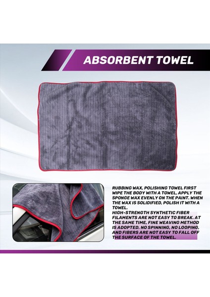 1000GSM 90X60CM Büyük Boyutlu Kalın Peluş Mikrofiber Havlu Araba Yıkama Temiz Bezler Mikrofiber Balmumu Parlatma Detaylandırma Havlu Emici (Yurt Dışından) indirimleri