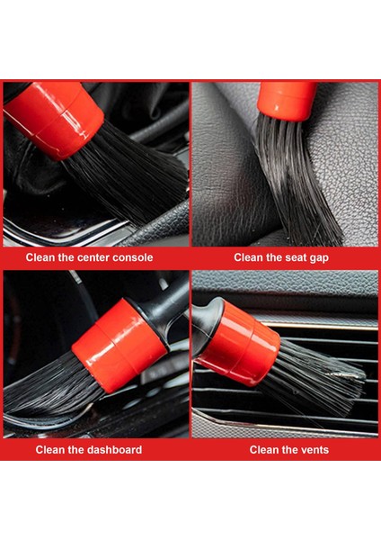Detay Fırçası (5 Set), Otomatik Detaylandırma Fırçası Araç Motosiklet Otomotiv Temizleme Tekerlekleri, Gösterge Paneli, Iç, Dış, Deri, Hava Delikleri, Amblemler (Yurt Dışından) modelleri