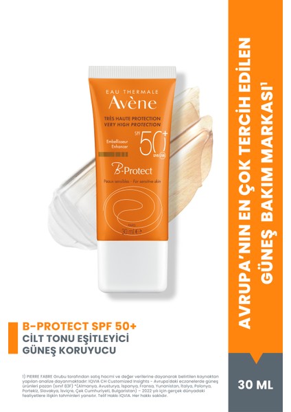 Avène Güneş Kremi SPF 50+ 30 ml Hassas Cilt Tonuna Uyumlu Eşitleyici Geniş Spektrumlu Koruma