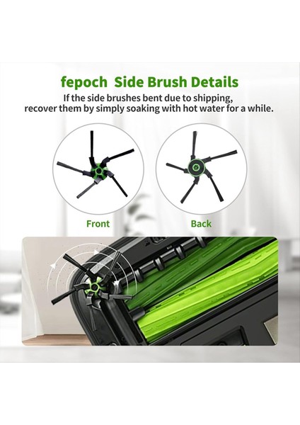 S9 (9150) S9+ Plus (9550) S Serisi Aı Robot Süpürge Fırçası Için 15 Adet Yedek Parça Yan Fırçalar (Yurt Dışından) modelleri