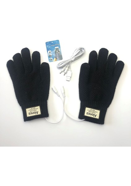 USB Sıcak Eldiven Isıtma Örme Eldiven (Yurt Dışından)
