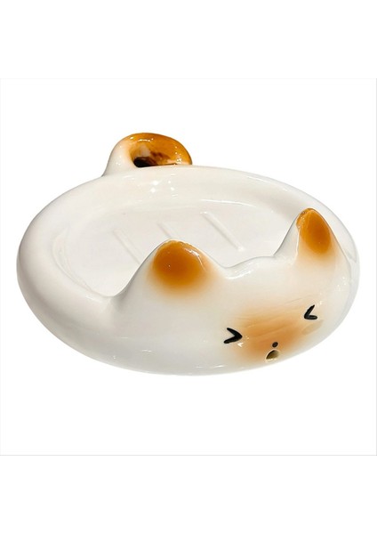 Karikatür Siyam Kedi Sabun Kutusu Ev Tahliye Kutusu Sabun Kutusu Seramik Losyon Şişesi Diş Fırçası Tutucu Sabun Tutucu Banyo (Yurt Dışından)