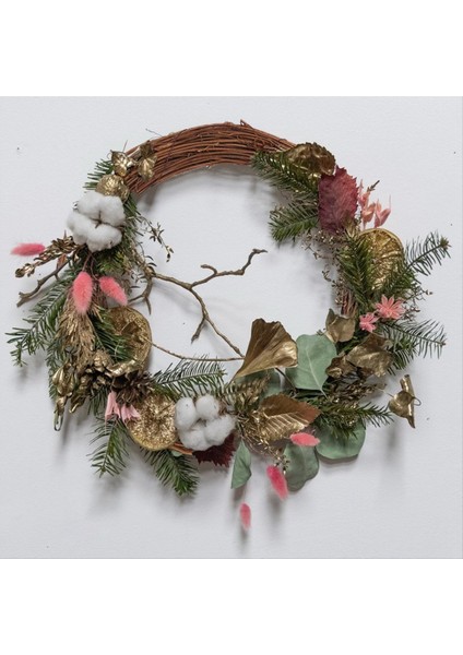 6 Adet 12 Inç Doğal Asevine Çelenk Seti, Dıy El Sanatları Için El Dokuma Asma Şube Çelenkleri, Noel Dekorasyonları (Yurt Dışından) indirimleri