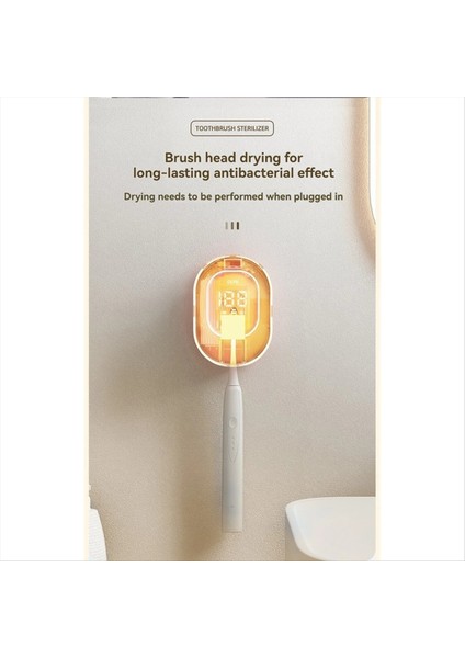 Diş Fırçası Sterilizatör Perforasyon, Uv Dezenfeksiyonu, Sterilizasyon, Kurutma, Elektrikli Diş Fırçası Sterilizatörü Olmadan (Yurt Dışından) modelleri