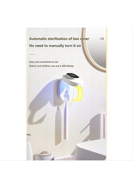 Diş Fırçası Sterilizatör Perforasyon, Uv Dezenfeksiyonu, Sterilizasyon, Kurutma, Elektrikli Diş Fırçası Sterilizatörü Olmadan (Yurt Dışından) fırsatları