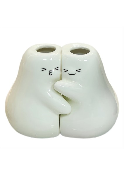 Banyo Için Banyo Tezgahı Tezgahı Ev Ofis Masa Dekoru Banyo Seti Için Seramik Diş Fırçası Tutucu (Yurt Dışından)