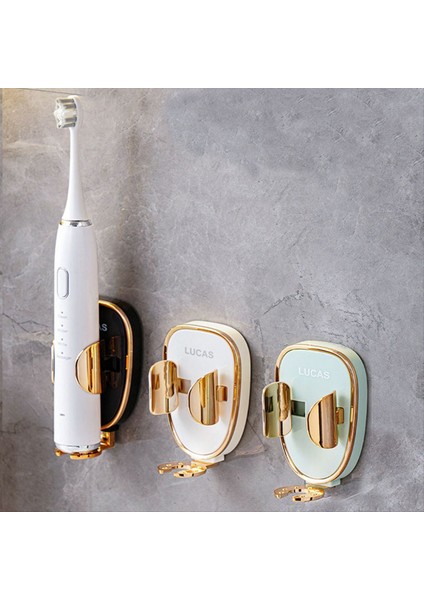 Elektrikli Diş Fırçası Tutucu Taksissiz Stand Organizatörü Duvara Monte Diş Fırçası Tutucular Diş Macunu Tutucular Beyaz Altın (Yurt Dışından) fiyatları