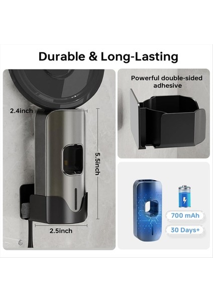 Diş Macunu Dağıtıcı, Diş Macunu Fışkırtma Çocuklar Için Otomatik Diş Macunu Dağıtıcı, Duvara Monte Diş Fırçası Tutucu, C (Yurt Dışından) modelleri