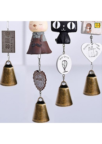 Vintage Bronz Jingle Bells 9pcs Set Jüt Ip ile El Sanatları Için Ideal Noel Dekoru (Yurt Dışından) fırsatları