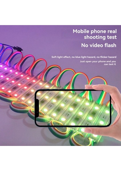 Renkli 5050 3 LED Modülleri Rgb Su Geçirmez IP68 DC12V Parlaklık Kanalı Harfleri Için (Yurt Dışından) fırsatları