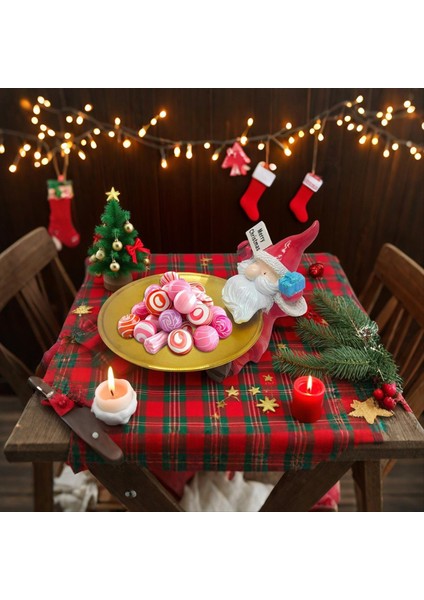 Noel Tepsisi Şeker Yemeği Santa Küçük Figürinler Boyin Dekor Tatil Tatil Tedavisi Kurabiye Fındık Atıştırmalık (Yurt Dışından) fırsatları