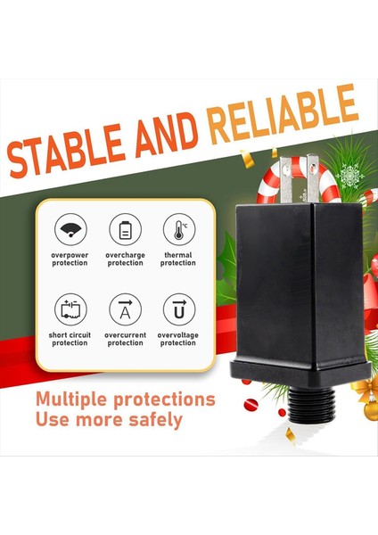 2pcs Yedek Yard Şişirilebilir Adaptör 12V 1A, Sınıf 2 Güç Kaynağı 9.84FT Uzatma Kablosu Abd Fişi (Yurt Dışından) modelleri