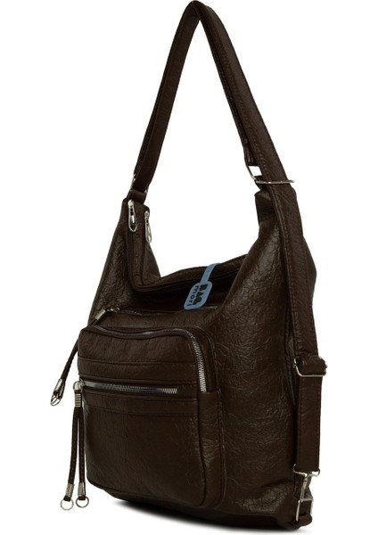 Kahverengi Beş Gözlü Cepli Salaş Askılı ve Sırt Çantası fiyatları