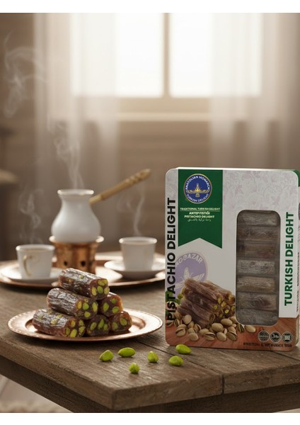 Antep Fıstıklı Lokum 125 gr – Taze, Yumuşak, Geleneksel Türk Lokumu – Özel Hediyelik Paket modelleri