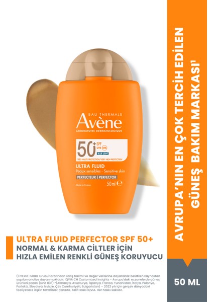 Ultra Fluid Perfector Spf50+ Güneş Kremi 50ml