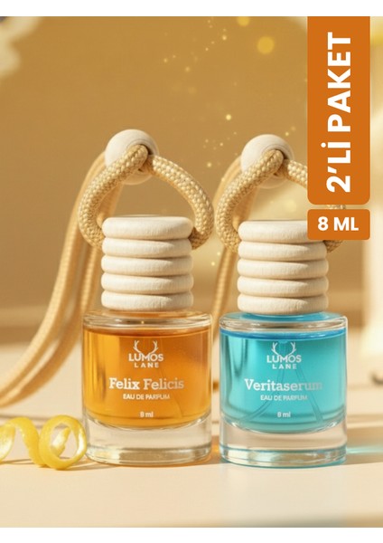 Felix Felicis & Veritaserum Askılı Araç Kokusu 8ml | 2 Li Paket