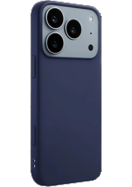 Apple iPhone 17 Pro Max First Silikon - Lacivert modelleri