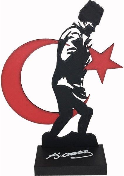 Ay Yıldızlı Mustafa Kemal Atatürk Figürü Karakter modelleri