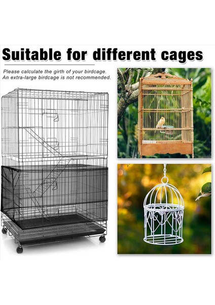 6pcs Büyük Ayarlanabilir Kuş Kafesi Kapak (Yurt Dışından) modelleri