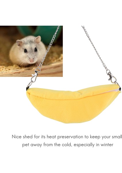 Pet Muz Yatak Hamster Yatak Evi Hammock Küçük Hayvan Yatağı Ev Kafesi Nest Hamster Aksesuarları (Yurt Dışından) fiyatları