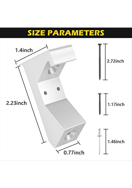 Gıcırtılı Zemin Onarım Kiti Zemin Onarım Aracı Alt Zemini Parantezlere Yeniden Bağlar ve Gıcırtılı Zemin Seslerini Ortadan Kaldırır 6pcs (Yurt Dışından) modelleri