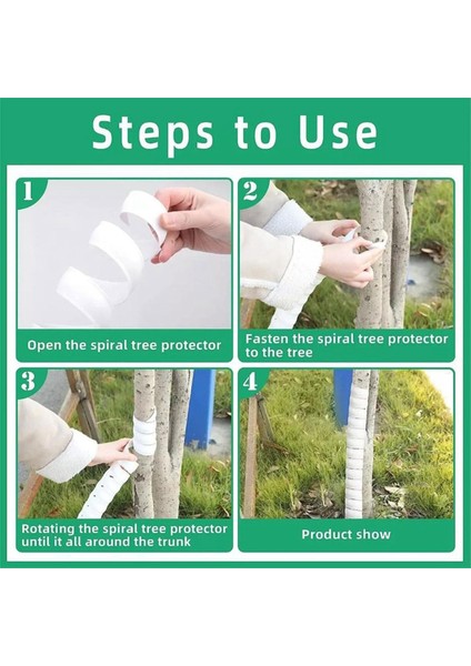 4pcs Ağaç Gövdesi Koruyucusu Plastik Spiraller Ağaç Korumalar Gövde Koruyucu Tüpler Sargılar Geyik Tavşan Kedilerinden Koru (Yurt Dışından) indirimleri