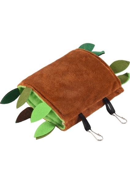 5pcs Hamster Şeker Planör Asılı Kafes Aksesuarları Set Yaprak Ahşap Tasarım Küçük Hayvan Hamak Kanalı Teleferik Salıncak (Yurt Dışından)