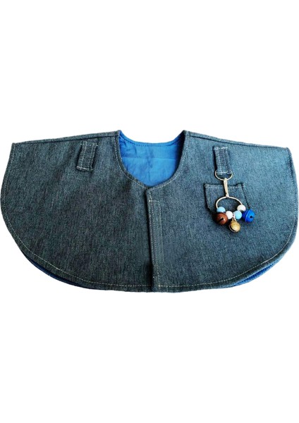 Parrot Anti Scratch Omuz Koruyucu Asmak Kuş Halen ve Oyuncaklar Çok Fonksiyonlu Evcil Hayvan Omuz Pedi Bezi Şal Kockatiels Lovebird-Blue (Yurt Dışından)