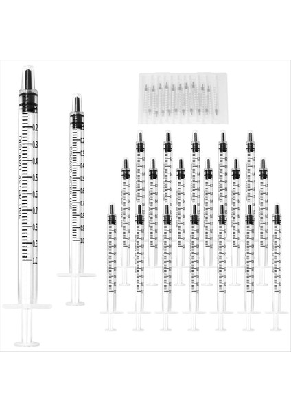 20 Paket Sıvı Için 1ml Şırınga Bilimsel Laboratuvarlar Için 1cc Plastik Küçük Şırıngalar Sıvıları Ölçen Besleme Evcil Hayvanları (Yurt Dışından) fiyatları