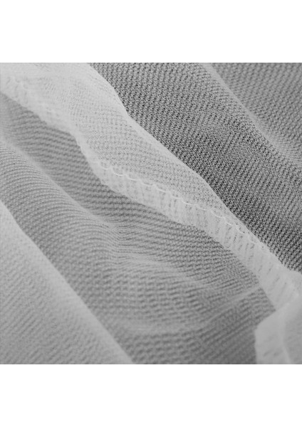 4x Kuş Kafesi Kapak Tohumu Catcher Kuş Kafesi Mesh Net Kapak Etek Koruyucusu (Beyaz-M) (Yurt Dışından)