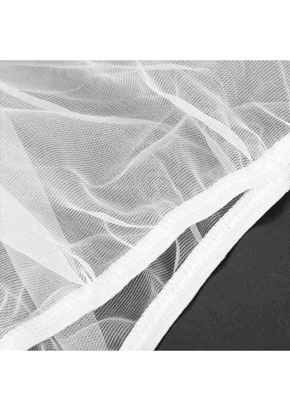 4x Kuş Kafesi Kapak Tohumu Catcher Kuş Kafesi Mesh Net Kapak Etek Koruyucusu (Beyaz-M) (Yurt Dışından) fiyatları