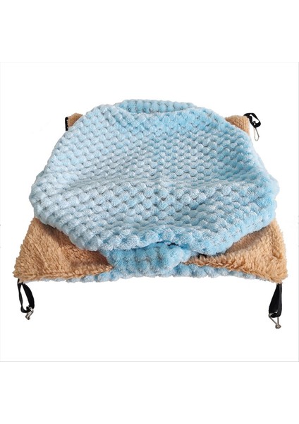 Küçük Hayvanlar Hammock Gelincik Şeker Plancı Üçlü Yatak Kafesi Sıcak Peluş Hamster Mavisi Için Hamak Yatak Hakkında Hakkında Hakkında Hakkında (Yurt Dışından) fiyatları