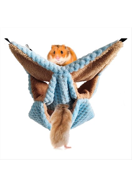Küçük Hayvanlar Hammock Gelincik Şeker Plancı Üçlü Yatak Kafesi Sıcak Peluş Hamster Mavisi Için Hamak Yatak Hakkında Hakkında Hakkında Hakkında (Yurt Dışından) modelleri
