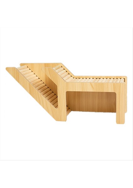 Yıkanabilir Hamster Gizli Ahşap Hamster Evi Kaya Tırmanışı ile Küçük Evcil Hayvan Kalesi Cüce Fare Evcil Hayvan Basit Tünel (Yurt Dışından)