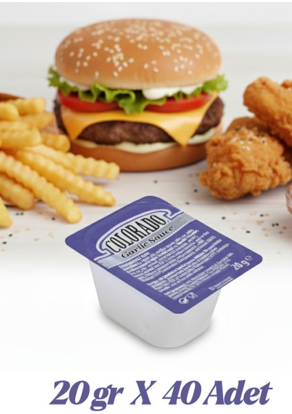Garlıc Mayonez Sos Küvet 20 gr 40 Adet