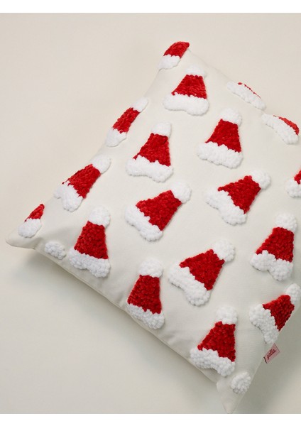 Berry Santa Kadife - Yılbaşı Serisi Noel Şapka Punch Kırlent Yastık Kılıfı fiyatları