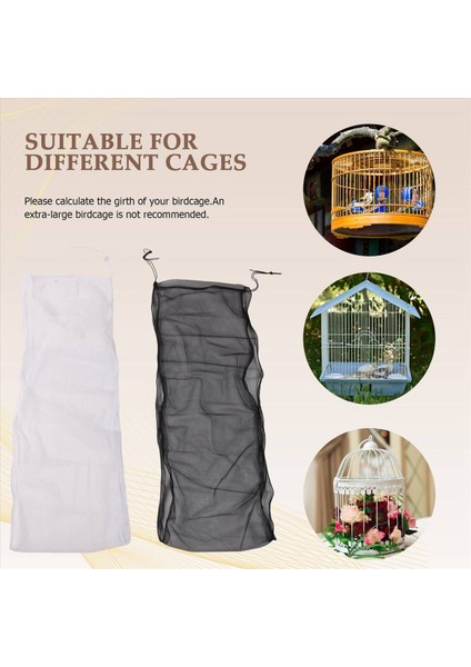 3pcs Büyük Ayarlanabilir Kuş Kafesi Kapak (Yurt Dışından) modelleri