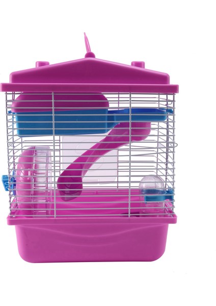 2x Pet Cage Hamster Cottage Hamster Altın Hamster Pet Pembesi Için Şeffaf Sırt Işığı Çift Katmanlı Ev (Yurt Dışından) fırsatları
