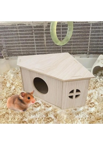 Kirpi Ev Küçük Hayvan Habitat Ahşap Gizle Kulübe Gizli Oyun Alanı Küçük Hayvan Habitat Sağlıklı Doğal Evcil Hayvan Malzemeleri (Yurt Dışından) fiyatları