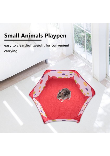 Gine Domuz Katlanabilir Playpen Taşınabilir Küçük Hayvanlar Playpen Açık Açık/iç Mekan Egzersiz Çit Kirpi Hamster (Yurt Dışından) fırsatları