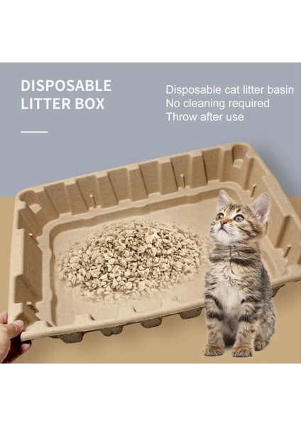 Dayanıklı Kedi Tuvalet Su Geçirmez Istiflenebilir Çevre Dostu Taşınabilir Evcil Hayvan Yavru Kedi Çöp Kutusu Kedi Yatak Tabanından Sıhhi (Yurt Dışından) modelleri